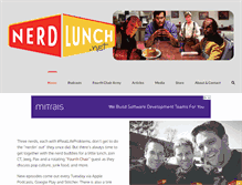 Tablet Screenshot of nerdlunch.net